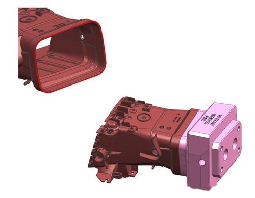 汽車注塑模具 出風口產品模具設計結構拆解